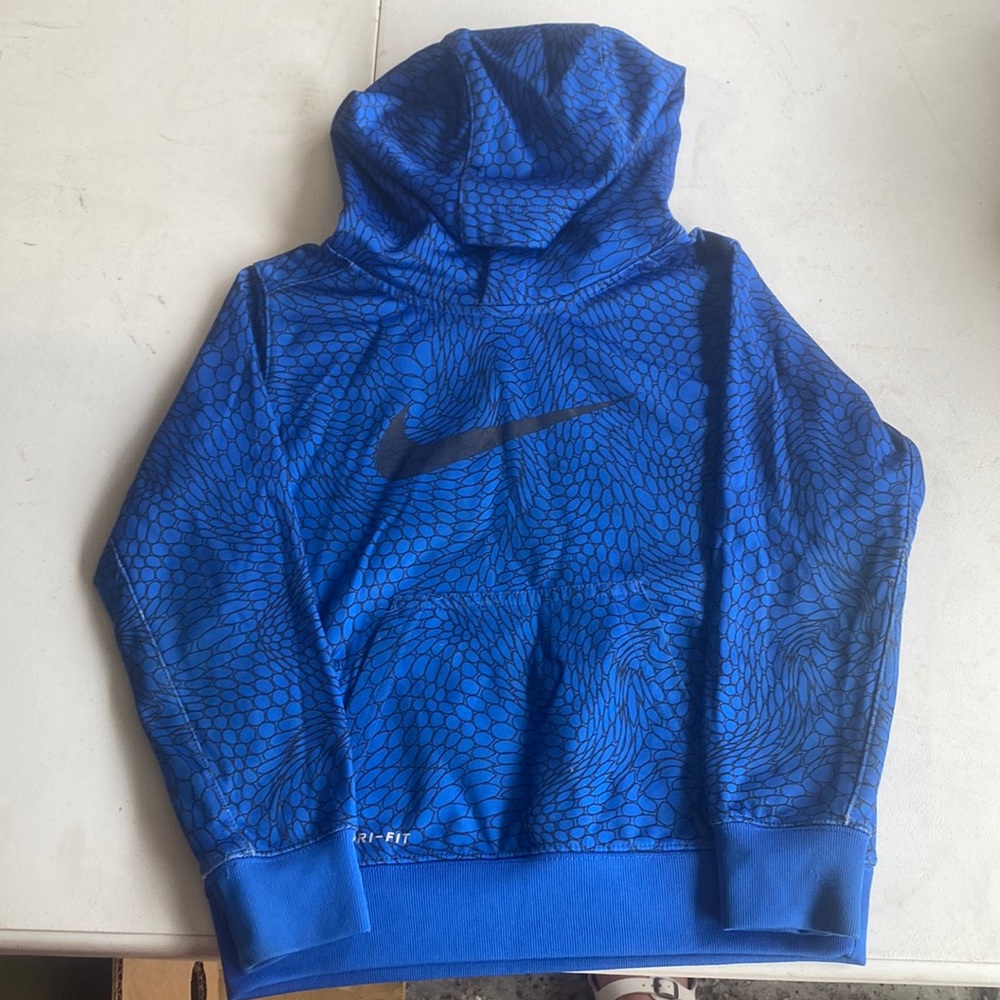 Blue and black Nike sweatshirt. Size 4XS 3-4 years